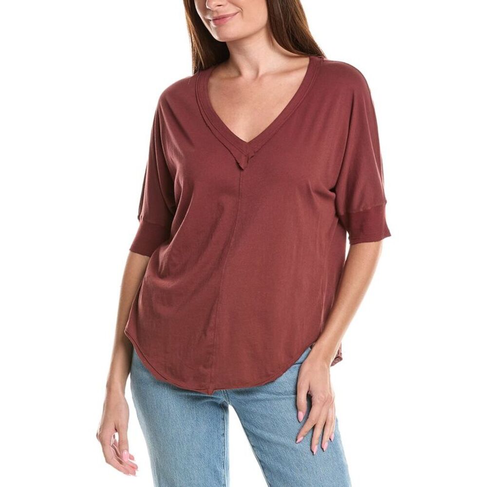 Xcvi Womens Gardiner Top, Gray